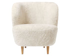 Stay Lounge Chair - Wood Base - Sheepskin