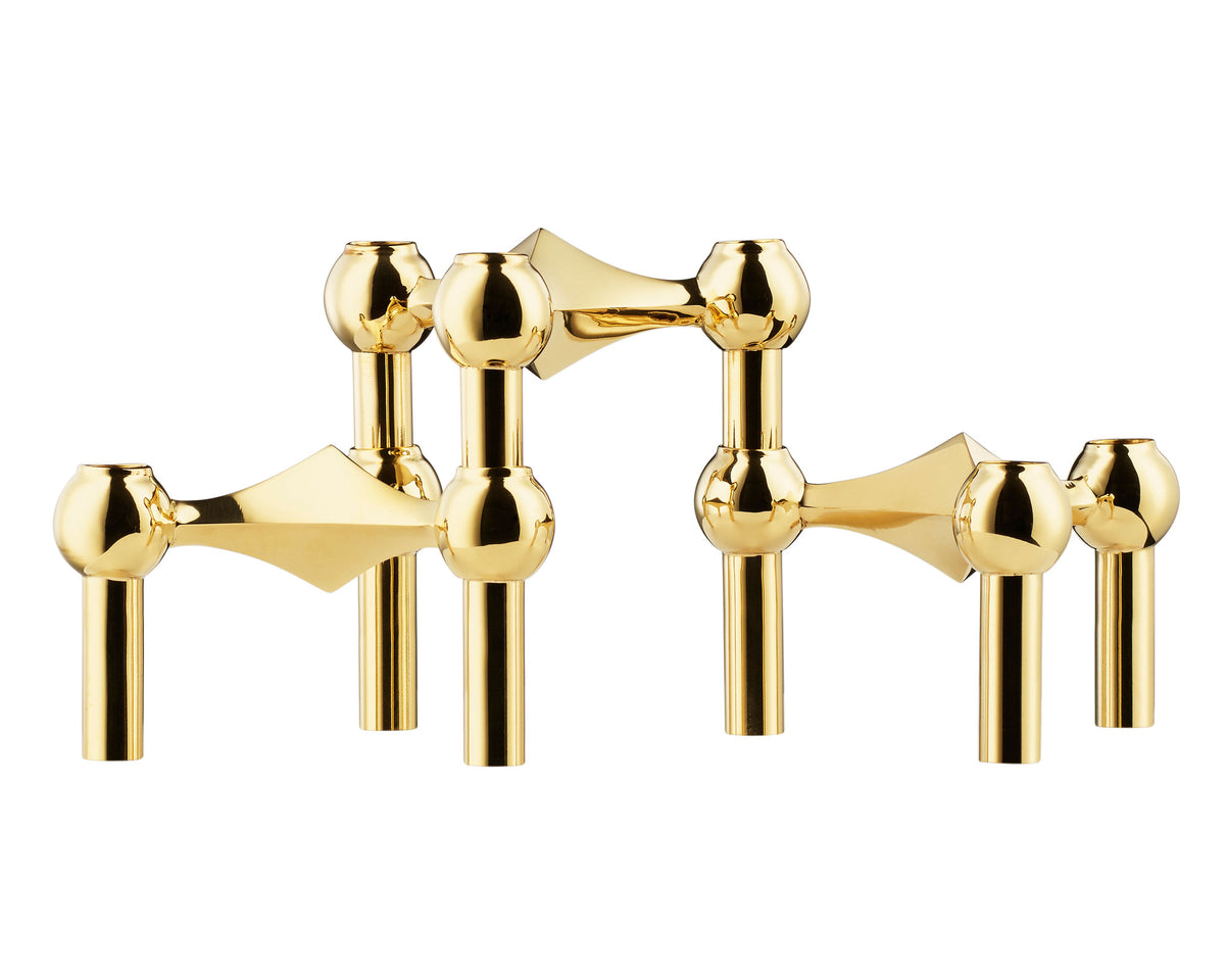 Stoff Nagel Candle Holder Brass | DSHOP