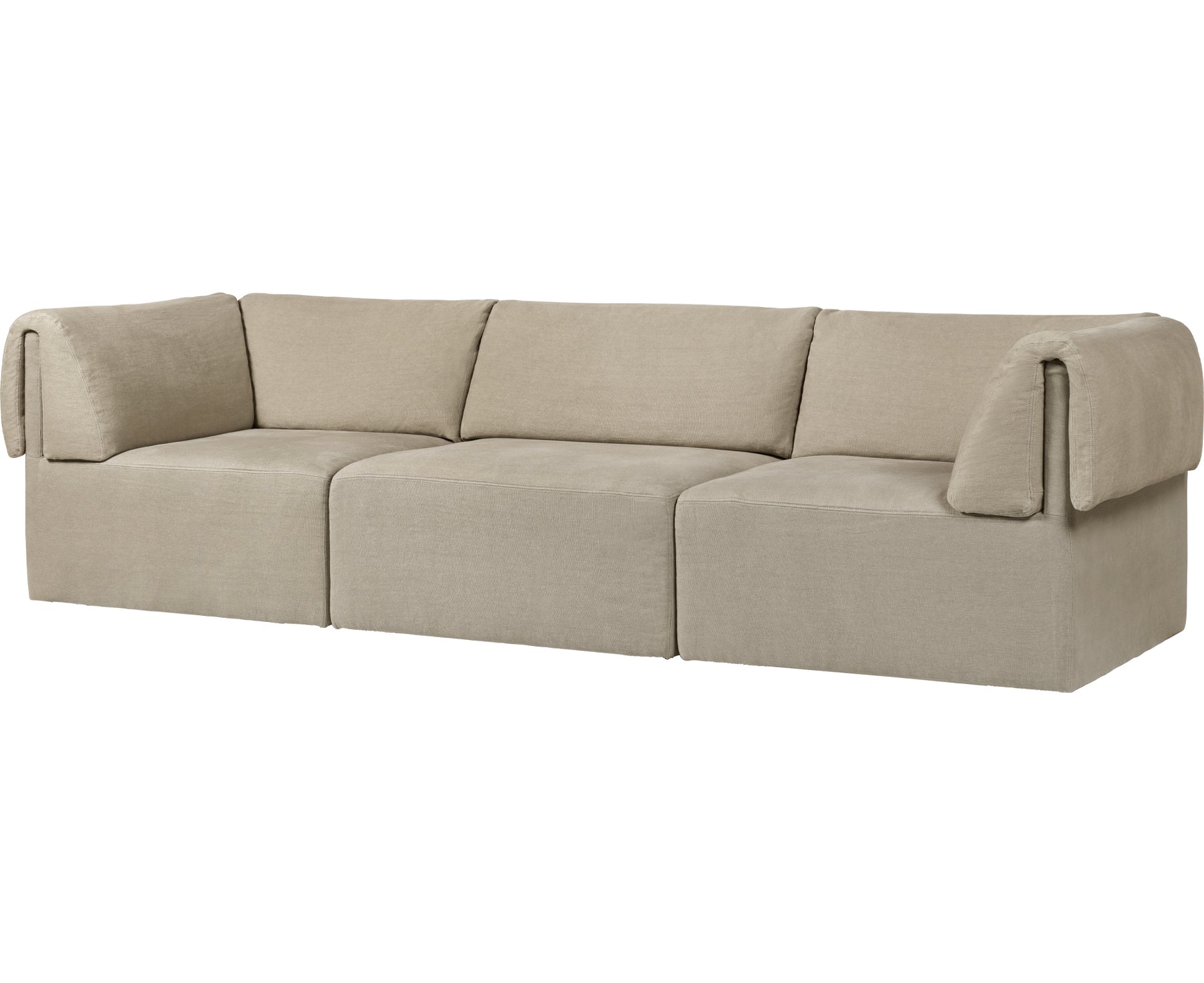Wonder Sofa - 3-Seater With Armrest