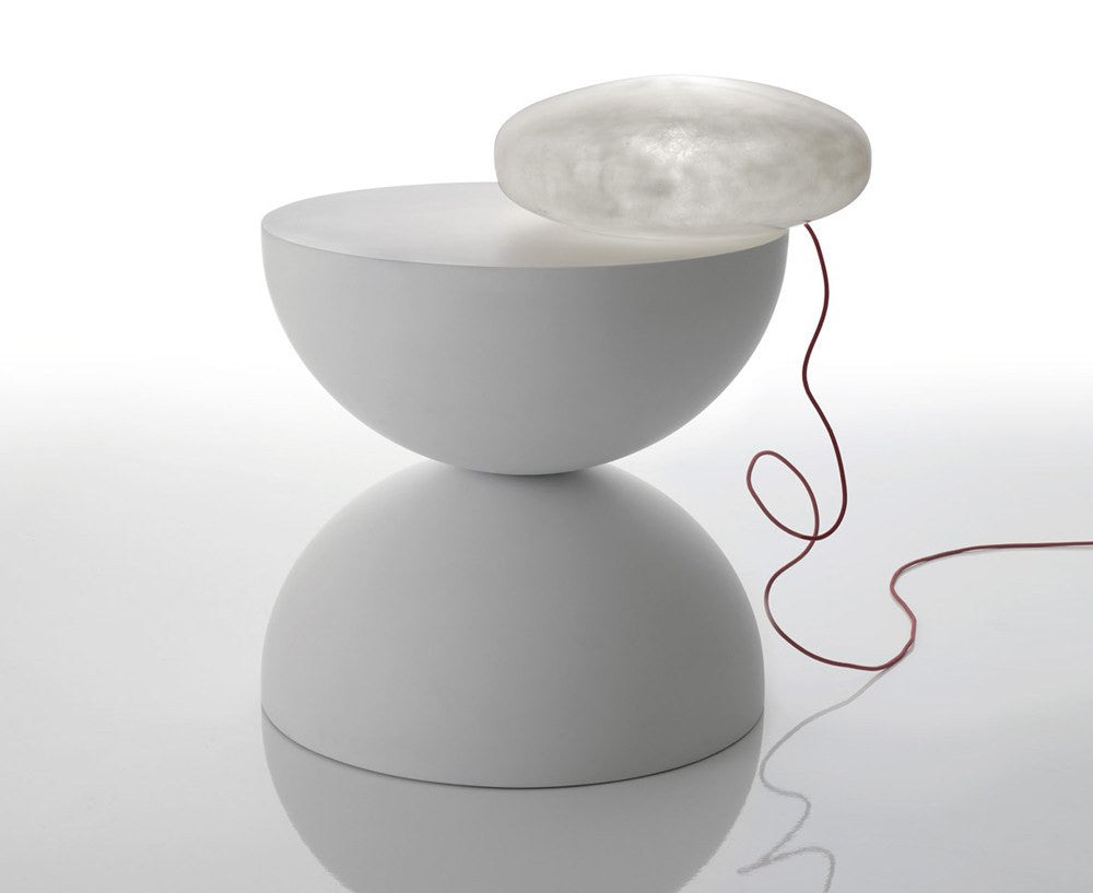 Diade Accent Table - White