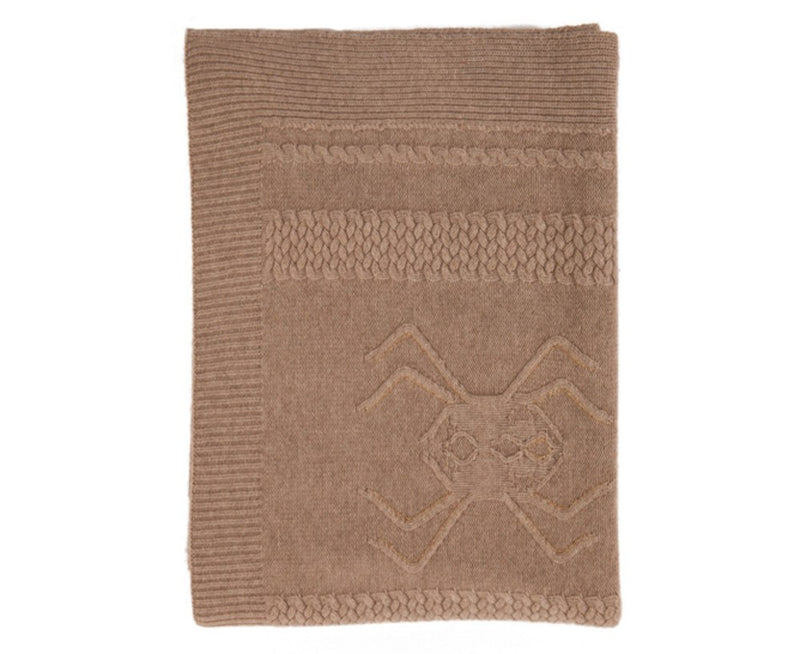 Aranea Cashmere Throw - Taupe