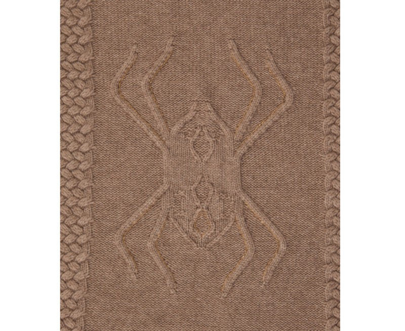 Aranea Cashmere Throw - Taupe | DSHOP