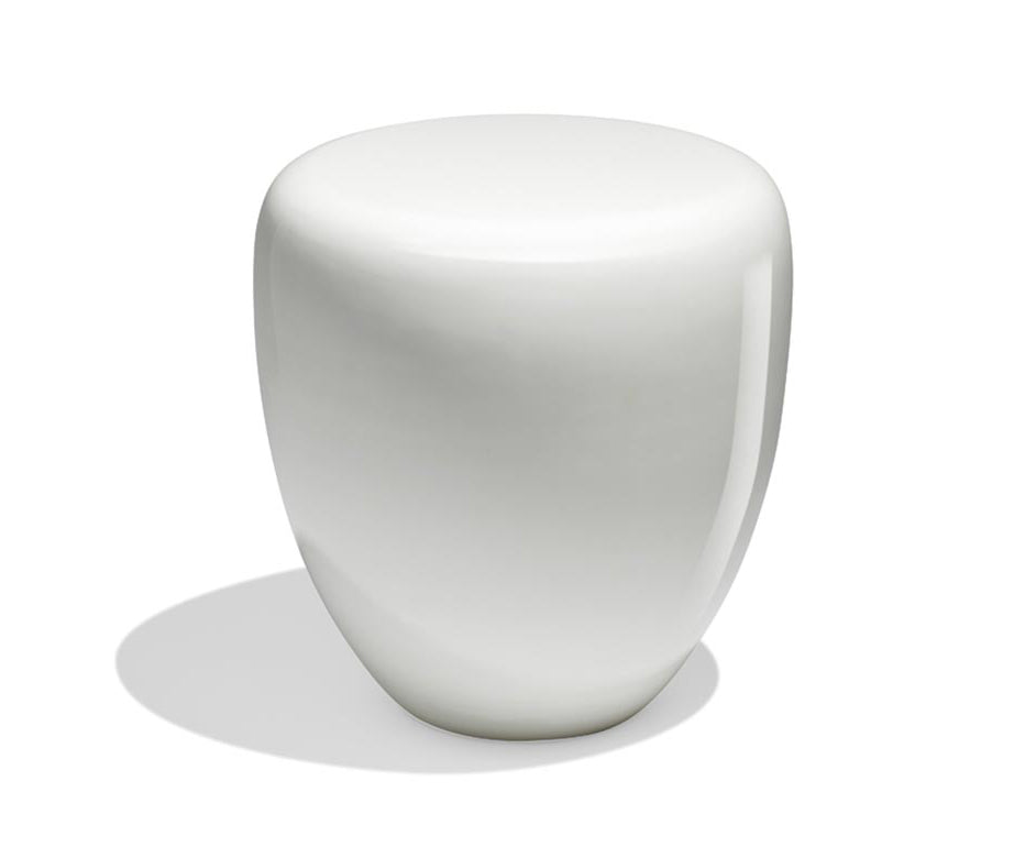 Dot Table Stool - Milky White Matte | DSHOP