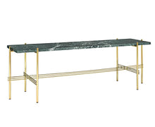 TS Console - 1 Rack - Green Marble & Brass | DSHOP