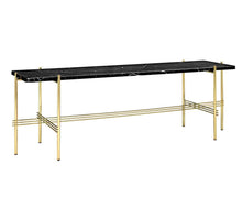 TS Console - 1 Rack - Black Marble & Brass | DSHOP