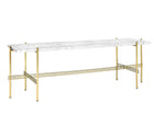 TS Console - 1 Rack - Carrara Marble & Brass | DSHOP