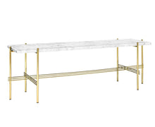 TS Console - 1 Rack - Carrara Marble & Brass | DSHOP