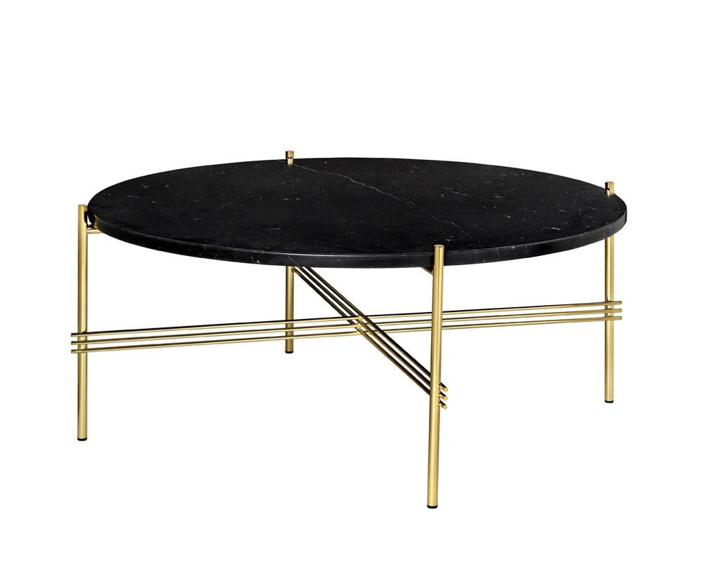 TS Lounge Table Large - Black Marble & Brass | DSHOP