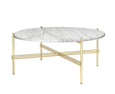 TS Lounge Table Large - Carrara Marble & Brass | DSHOP
