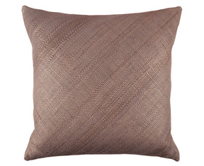 Mini Bling London Bronze Leather Pillow