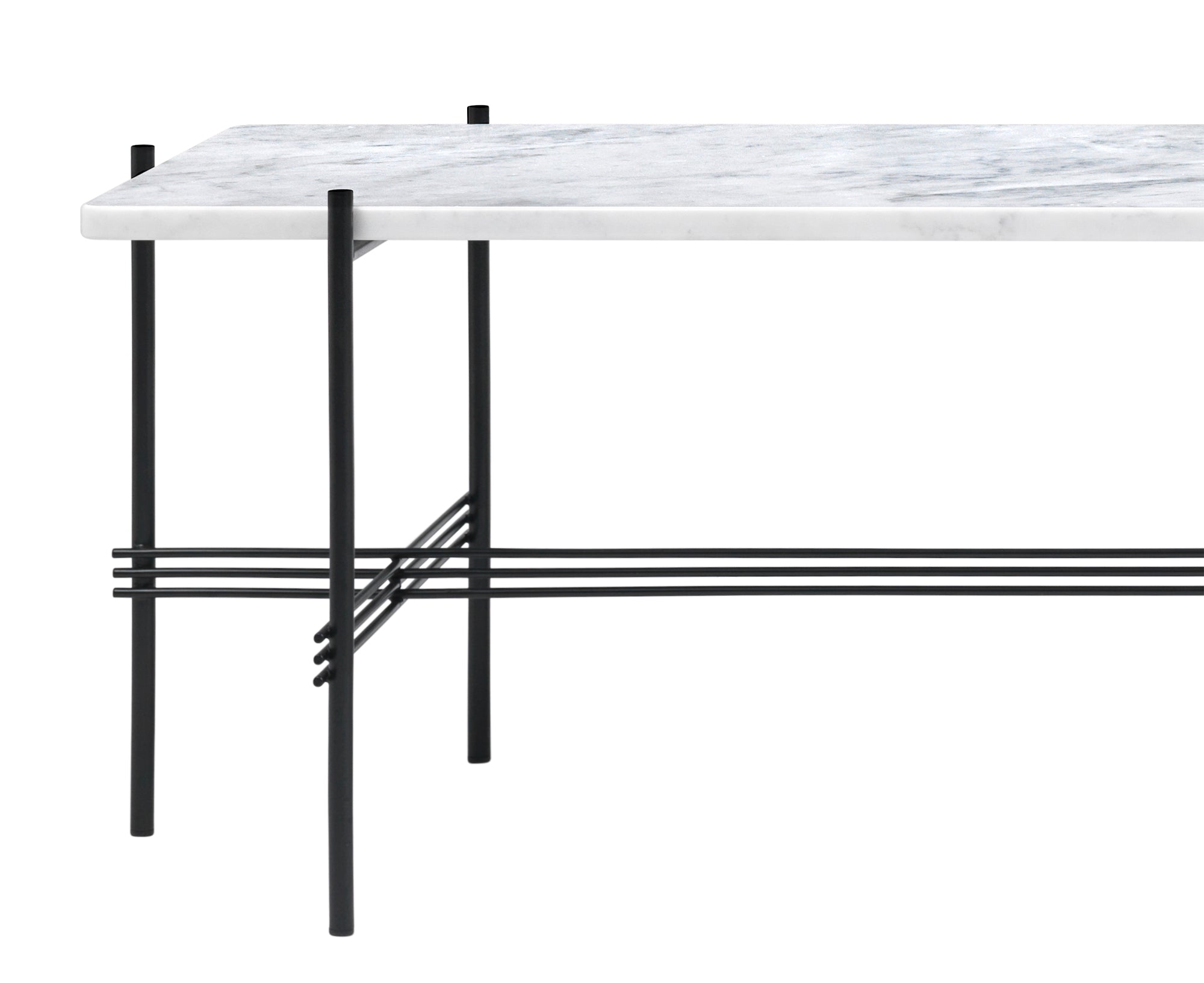 TS Console Long - 1 Rack - Carrara Marble | DSHOP 