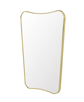 Gio Ponti F.A. 33 Rectangular Brass Wall Mirror | DSHOP