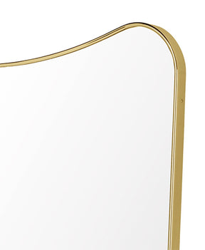 Brass Gio Ponti F.A. 33 Rectangular Wall Mirror 