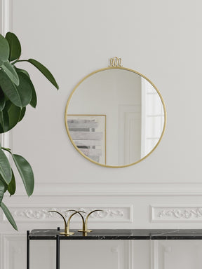 Brass Randaccio Circular Wall Mirror | DSHOP