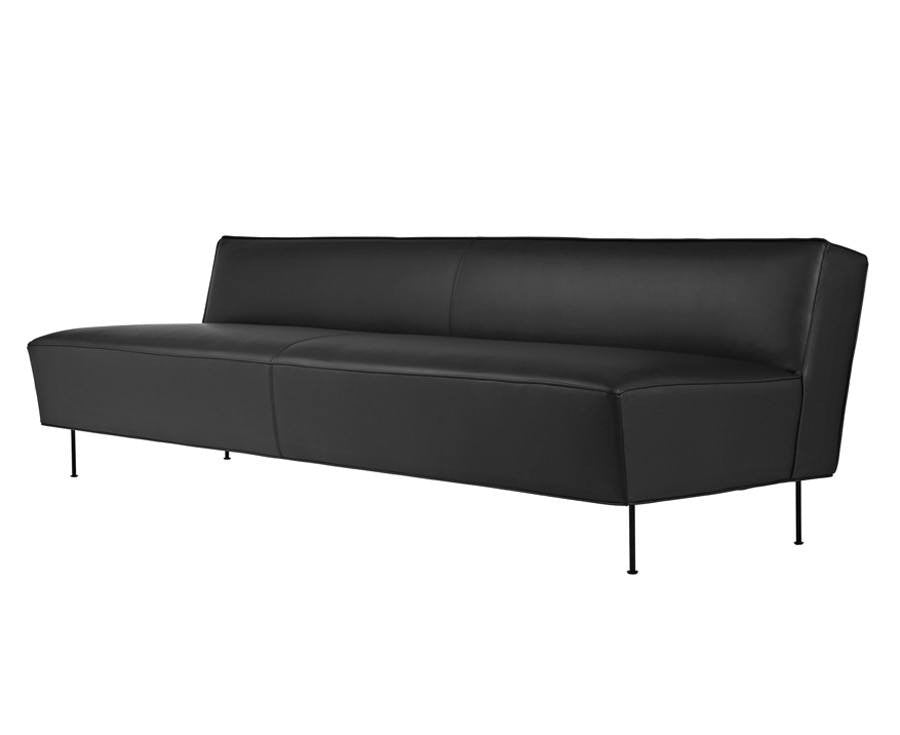 Leather Modern Line Sofa - 3 Seater | DSHOP