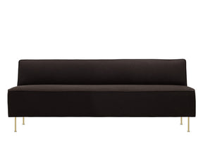 Modern Line Sofa - 2 Seater - Brass Legs | DSHOP