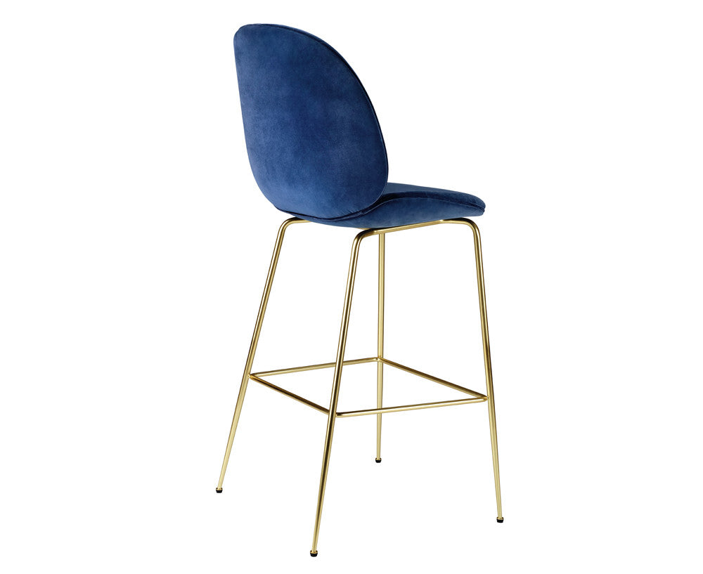 Upholstered Beetle Stool Velvet | DSHOP