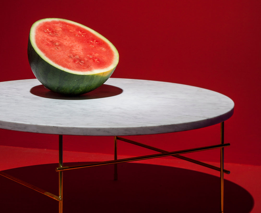 Carrara Marble & Brass Marblelous Coffee Table | DSHOP