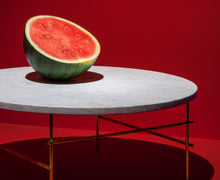 Carrara Marble & Brass Marblelous Coffee Table | DSHOP