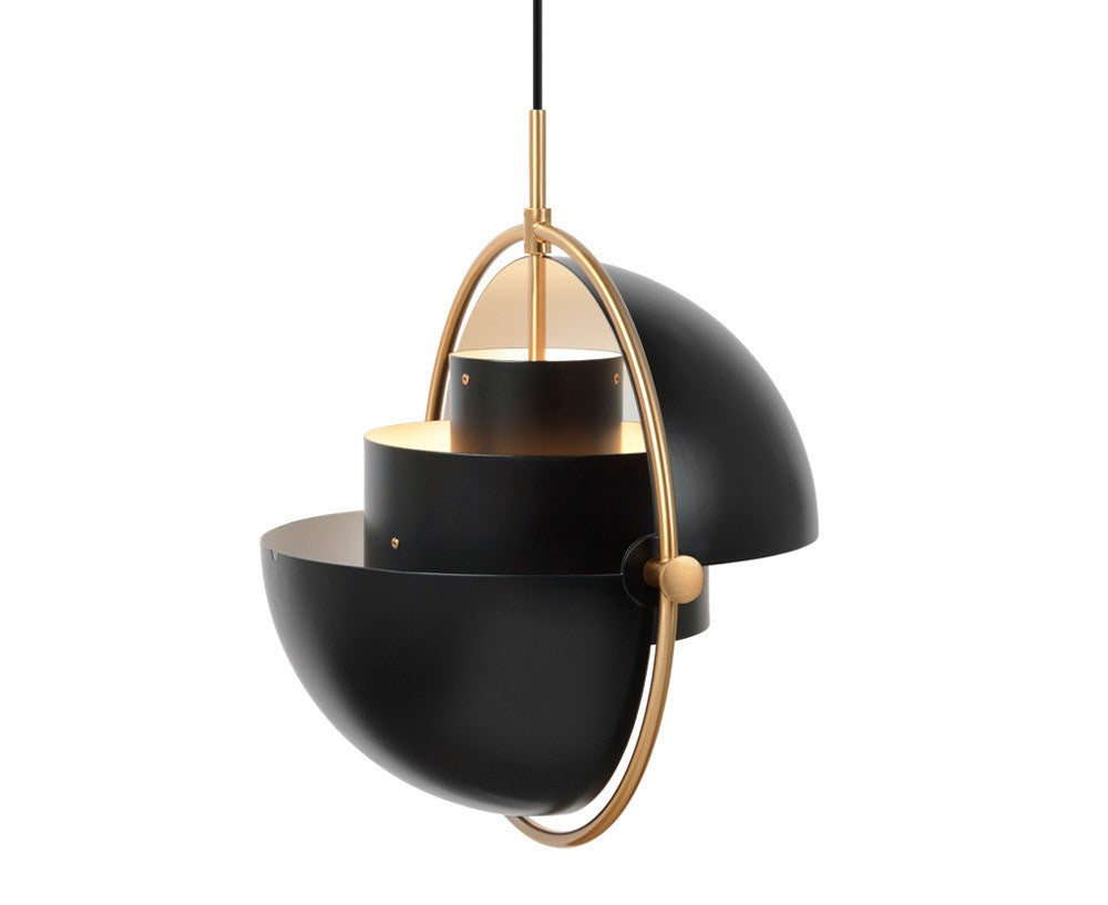 Multi-Light Pendant - Brass/Charcoal Black | DSHOP