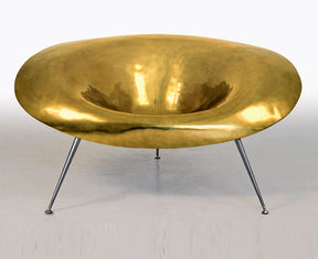 Sculptural Gold Chair | DSHOP