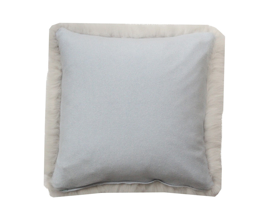 Regina Fur Pillow - Cool Pearl | DSHOP