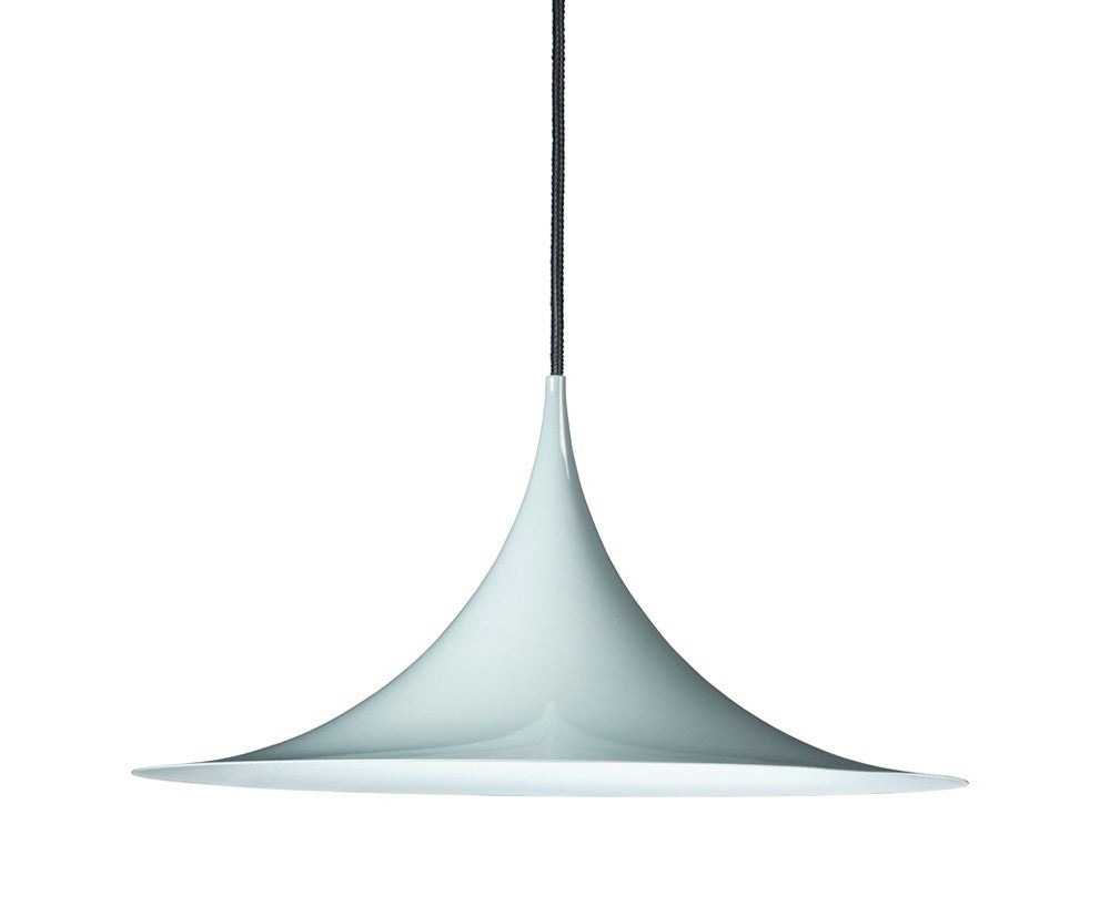 Blue Grey Semi Pendant Light