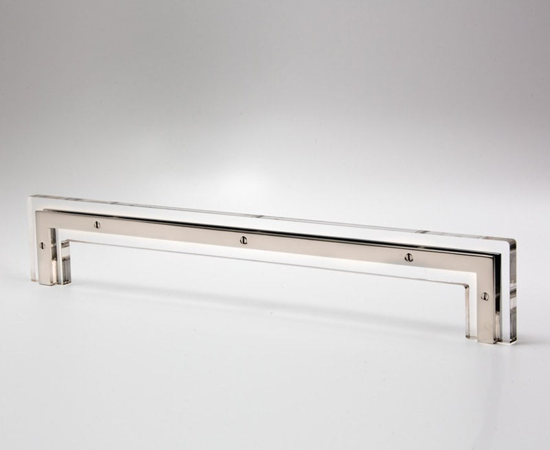 Transparency-01L Handle (Long) in Acrylic & Nickel | DSHOP
