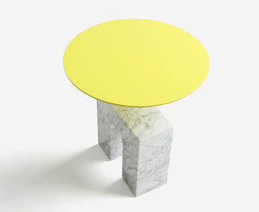 Triumph Accent Table - Yellow by Aparentment | DSHOP
