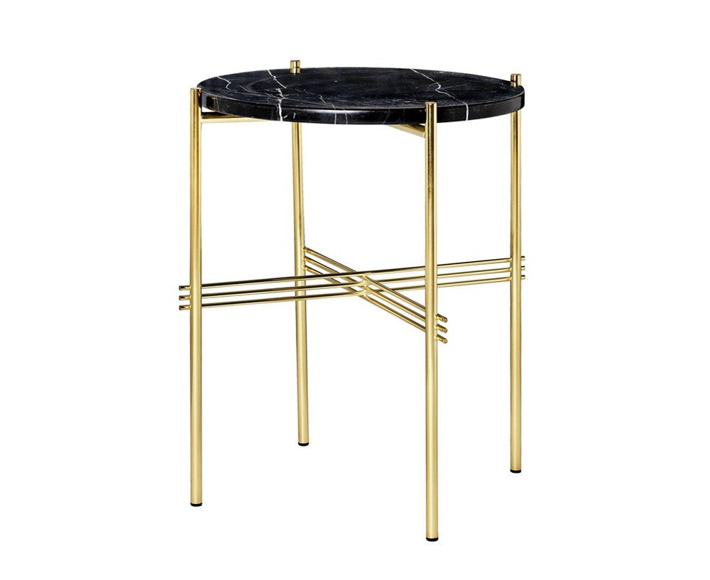 TS Lounge Table Small - Black Marble & Brass | DSHOP